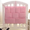 Cartoon Rooms Nursery Hanging Storage Bag Baby Cot Bed Crib Organizer Toy Diaper Pocket for Newborn Bedding Set 50*60 Cm