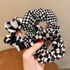 Scrunchies scozzesi alla moda Supporto per coda di cavallo Elastico per capelli Fascia per capelli Cravatte per capelli Donna Ragazze Coreano Elastico Fascia per capelli Accessori per capelli