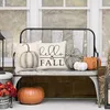 Pillow Case Fall Decor Covers 18X18 Set Of 4 Farmhouse Decorations Throw Cushion For Home Decorative Pillows