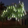 Snaren 30 cm LED Decoratielampen Meteoor Douche Garland Holiday Strip Licht Outdoor Waterdichte Fairy voor Garden Street Kerstmis