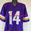 Мужчины женщины молодежь Stefon Diggs Custom Seedne Purple Football Jersey XS-5XL 6xl