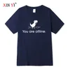 XIN YI Hommes de haute qualité 100% coton imprimé dinosaure t-shirt lâche drôle o-cou hommes t-shirt à manches courtes t-shirt mâle t-shirts Y0809