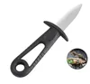 Multifunction Steel Seafood Scallop Faca PRY com alça de madeira Facas Oyster Shucker Shucker Shell Abrador de marisco