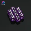 Colorful 14mm Acrylic Transaprent d6 Dice 6 sided red blue green yellow purple Dice for Drinking Board Game260O