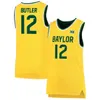 Baylor Bears＃45 Davion Mitchell 2020-21レプリカカレッジバスケットボールジャージーカスタマイズ任意の番号と名前24 Matthew Mayer 12 Jared Butler 11