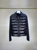 D Pocket Double Zip Knit Mens Jacket France Luxury Brand Jackets Spring en herfst kleding Maat M-XL
