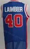 Homens Basquetebol Cade Cade Cunningham Jersey 2 Retro Grant Hill 33 Isiah Thomas 11 Bill Laimbeer 40 Dennis Rodman 10 Joe Dumars 4 Azul Branco Vermelho Bege Cinza Cinza Vintage Alta / Top