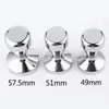 Acero inoxidable 49mm/51mm/57,5mm/58mm café Tamper Barista herramientas accesorios Espresso polvo prensa 210423