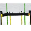 安全エンクロージャーの子供のための7フィートトランポリンネットスライドと梯子の簡単な組み立てラウンド屋外レクリエーショントランポリンアメリカ株式4090