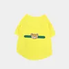 Bear Print Pet T Shirt Vest Dog Apparel Spring Short Sleeve Pets Sweatshirts Bulldog Teddy Dogs Clothes