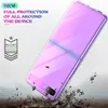 Capas Cristal Clear para Samsung Dobrável Caso Phone Galaxy Z Flip Proteção de alta qualidade PC Hard com TPU macio