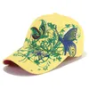 Yaz sonbahar topu kapaklar kadın kelebekler çiçek nakış kızlar güneş şapkaları rahat snapback kap