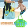 Sac de rangement de plage en plein air, sacs à main de voyage en maille pour jouets, chaussures, organisateur de téléphone, fourre-tout de pique-nique, articles divers pour enfants