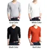 Browon Jesień Slim Swetry Mężczyźni Z Długim Rękawem dla Młodych V-Collar Czysty sweter z dzianiny Odzież 210812