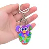 Cute Cartoon Acrylic Keychain Creative Koala Animals Key Chain Jewelry For Women Kids Girls Gift Car Accessory