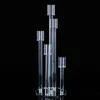 Clear candlestick wed decor 4 5 6 7 8 9 arm crystal candelabra for home dining hall decor wedding centerpieces senyu697