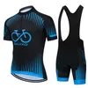 2022グリーンサイクリングジャージセット夏MTBサイクリング衣料品マウンテンバイクウェア服マイヨットRopa Ciclismo Hombre