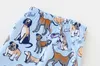 Женские и мужские пижамы с принтом собаки, хлопчатобумажная пижама из 2 предметов, комплект из 2 предметов, брюки с длинным рукавом и эластичной резинкой на талии, пижамы для дома, ночная рубашка S80001 2105406638
