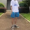 Hög lyx Nyhet Män Bekväm Golf Flame Le Fleur Tyler The Creator Skateboard Street Cotton Casual Shorts #08 210712