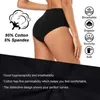 Underwear Women Panties Set Cotton Soft Stretch Lingerie Breathable Briefs Female Full Coverage Panty No Muffin Top 5pcs/Lot 210720