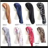 Beanie/Skull Hats Caps Hats, Scarves & Gloves Aessories Drop Delivery 2021 Extra Satin Sleep Long Bonnet For Braids Women Fashion Leopard Flo