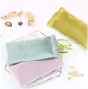 3 Solid Color Sunglasses Fleece Bag Multi Eyeglasses Protective Soft Cover Portable Container Case Durable Glasses Bag
