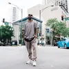 4 Cores Mens Calças Reflexivas Calças Bordadas Hip Hop Moda Longa Sweatpants Casual