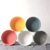 陶磁器の大理石のペットボールペットを飲むためにペットに適した水を飲み、食べ物を食べる様々な色の濃い緑色のピンクの灰色の白781 B3