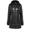 Frauen Plus Größe 6XL Ultraleicht 90% Weiße Ente Daunenjacke Winter Warme Lange Mit Kapuze Mantel Weibliche Casual Parkas 210423