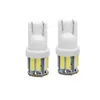 20 قطع سيارة T10 LED لوحة ترخيص مصباح W5W 7020 10SMD 194 168 أبيض أزرق دراجة نارية العرض ضوء أداة لوحة مصباح 12 فولت