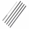 304 Stainless Steel Straw Metal Pearl Bubble Tea Juice Drinking Straw Reusable 12mm x215mm DH9580