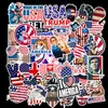 50Pcs-Pack patriotic July 4th America Sticker Waterproof Stickers for Bottle Laptop Car Planner Scrapbooking Phone Macbook Cup Wardrobe Wall Door Organizer Decals