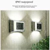 Solar Lamps LED Light Wall Lamp Outdoor Garden Lights External Sconce Terrace Balcony Fence Street Decorative Up And Down
