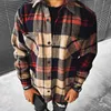 Men's Casual Shirts 2021 Fashion Spring Plaid Flannel Man Long Sleeve Soft Comfort Slim Fit Styles Men Jacket Cardigan Shirt