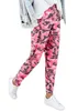 2020 Dames Broek Camouflage Womens voor Leggins Graffiti Stijl Slanke Stretch Broekleger Groene Leggings Deporteert Broek Roze Q0801