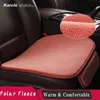 Karcle Polar Fleece Auto Cover Set Voor Achter Auto Cushion Seat Protector Mat Pad Automobiel Accessoires