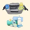 Stroller Parts Accessories H3CD Multipocket Baby Organizer Bag Waterproof Stuff Nappy Cup Holder Carriage Pram Cart Bottle7951349