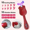 NXY Vibrators Zuigen Rose Vibrator Sex Toys voor vrouwelijke volwassenen 18 vrouwelijke clit sucker clitoris stimulator vacuüm vibrerende dildo seksuele goederen 1119