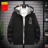 Uomini Stampa Giacche per adolescenti Moda Hip Hop Zipper Pullover Giacca a vento Cappotti Designer Maschile Autunno Allentato Sottile Capispalla Streetwear con cappuccio