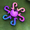 120 types In stock Decompression toy spinner Rainbow hand spinners Tri-Fidget Metal Gyro Dragon wings eye finger toys spinning top handspinner witn box