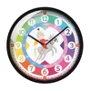 Os últimos relógios de parede, relógio de parede de cor de brinquedo educacional de 10 polegadas para crianças, muitos estilos para escolher