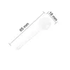 65mm Length Mini Clear Glass Pipes 18mm Ball Oil Burner Tubes Nail Tips Burning Jumbo Pyrex Concentrate Pipes Thick Quality Transparent Smoking TubeAccessories