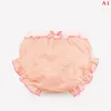 Panties Styles Cute Stripe Dots Ruffle Kids Girl Infant Baby Cotton Underwear For 0-2T Children Gifts