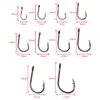 300pcs 1000pcs fishing hooks barbed circle high carbon steel fishhook carp fishing hook sea accessories tackle