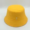 Känguru Flattop Fischerhut Visor Becken Hut Fashion wildes Baumwollstoff Eimer Hut Super Feuer Männer und Frauen Flattop Clodhat Q2729623