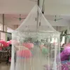 Verão Princesa Canopy Dome Mosquito Net Cobertura Para Cama Dupla Inseto Rejeitar Net Tent Rosa Meninas Decoração Decoração Crianças Cortina