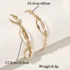 2Pcs/Set 2021 Shell Bracelets For Women Gold Color Cowrie Delicate Rope Chain Bracelet Beads Charm Bohemian Bangle