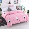 1 PC Comforter Pościel Zestaw Pościel Zestaw Królowa King Nordic Duvet Pokrywa Zestaw kołdra Pościel Poszewka na poduszkę Case Home Textile F0302 210420