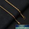 316L stainless steel gold color twist chain necklace bracelet jewelry set fashion gift jewelry for men and women Factory price expert design Quality Latest