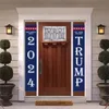 NEWTrump 2024 Porte Rideau Couplets Bannière U.S. Campagne Supporters Activités Portes Union Drapeaux CCB8735